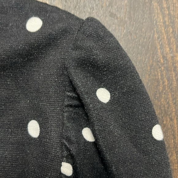 OLD navy black and white polkadot, dress size small - Picture 4 of 5